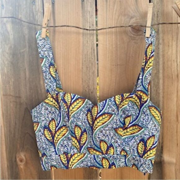 Zara tribal print crop top size XS - Picture 4 of 9